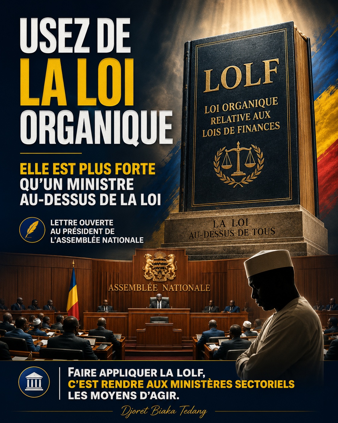 Lettre ouverte au Président de l'Assemblée nationale: faites respecter la loi organique relative aux lois de finances — et faites respecter l'Assemblée elle-même